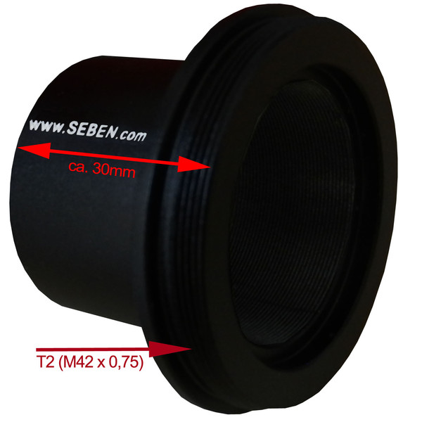 Seben Kamera-Adapter T2 Kamera-Teleskop-Adapter 1,25'' DKA3