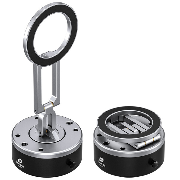 Leofoto Halterung PM-04 Magnetischer Handyhalter mit elektrischem Saugnapf