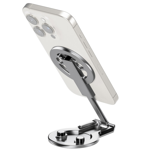 Leofoto Halterung PM-05 Magnetischer Smartphonehalter Misty Gray