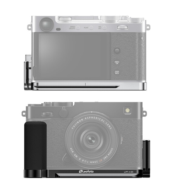 Leofoto L-Halterung LPF-X-E5 passend für Fujifilm X-E5 silber
