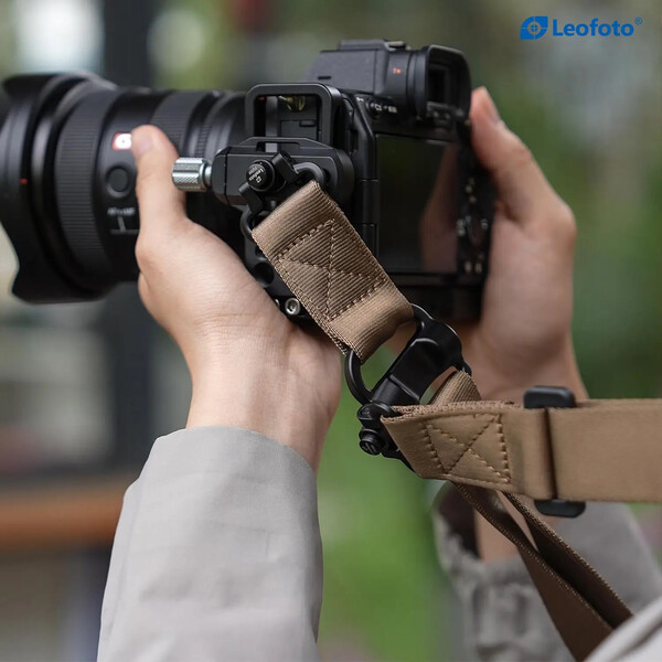 Leofoto Tragegurt SP-02 Coyote brown