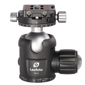 Leofoto Tripod ball-head NB-40, dual panorama function + NP-50 quick release plate