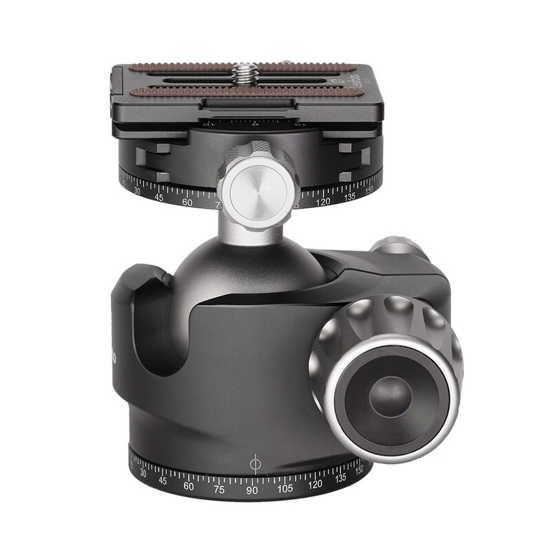 Leofoto Tripod ball-head LH-40R, dual panorama function + NP-60 quick release plate