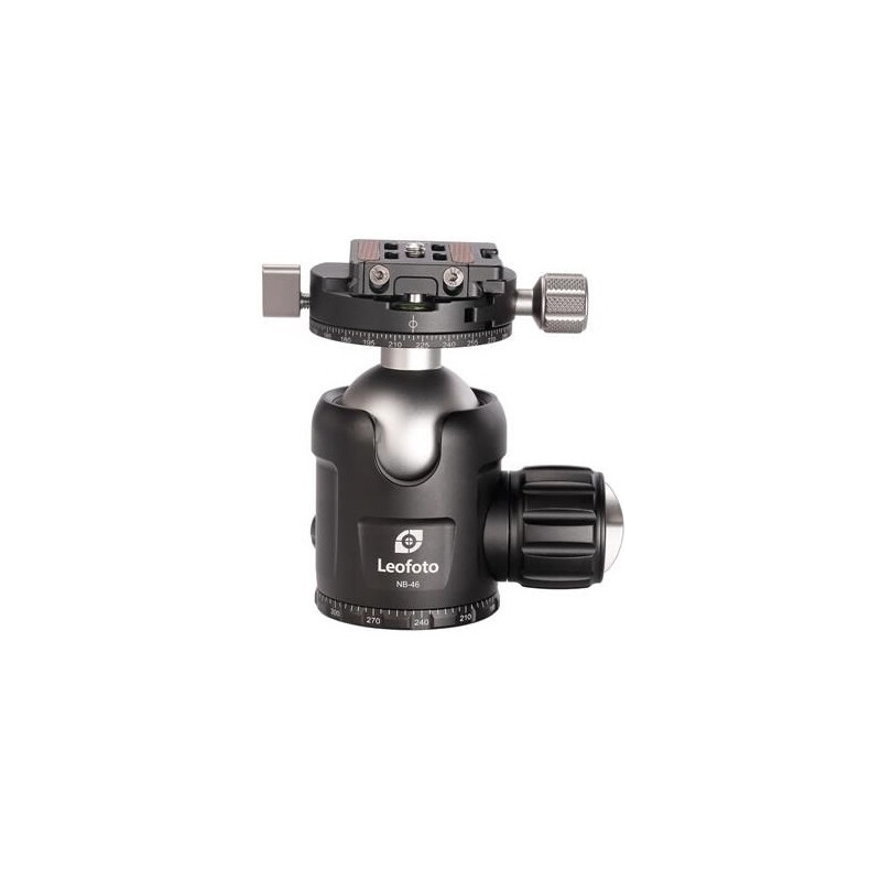 Leofoto Tripod ball-head NB-46, dual panorama function + NP-60 quick release plate