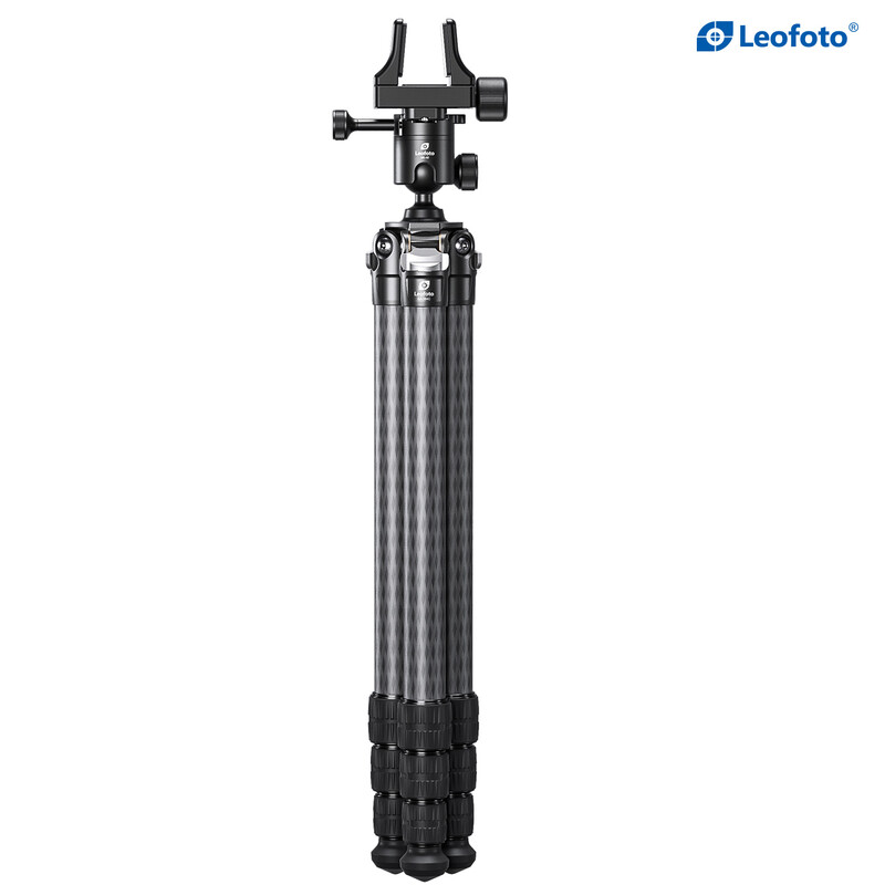 Leofoto SA-364C Carbon tripod + MK-40 Ball head + GS-3 rifle clamp