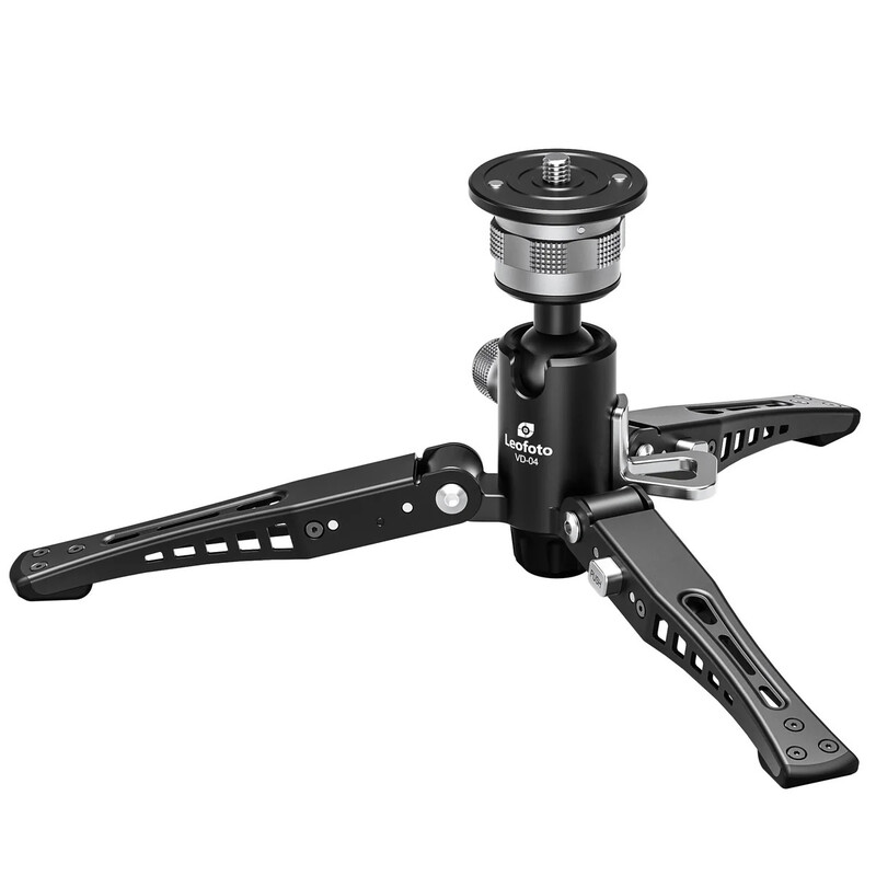 Leofoto Carbon Monopod MF-324C + Pan-Tilt Head VD-04