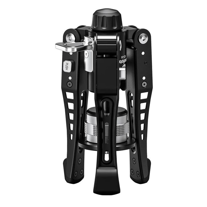 Leofoto Carbon Monopod MF-324CL + Pan-Tilt Head VD-04 + Video Tilt Head BV-10