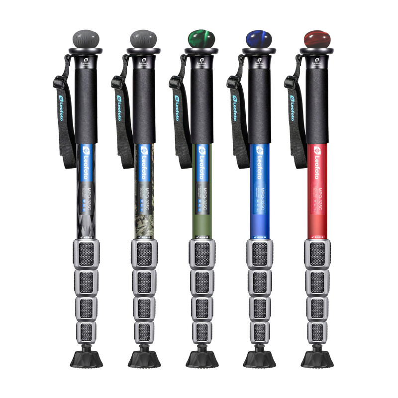 Leofoto Carbon-Einbeinstativ MPQ-325C+CHG-01+SC-70 oliv green