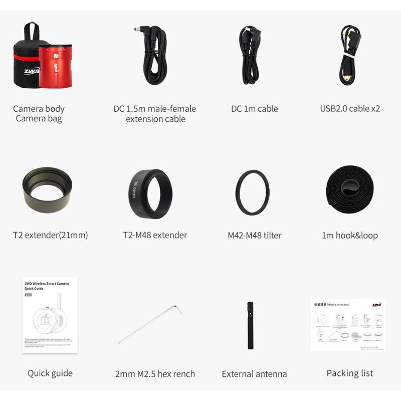 ZWO Kamera ASI 585 MC-Air Color