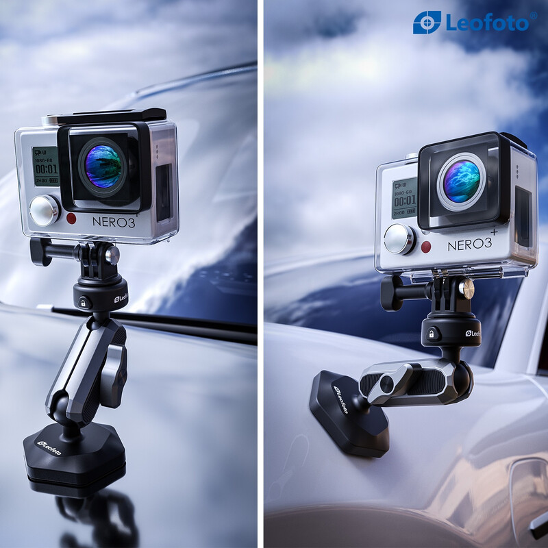 Leofoto Tripod LAC-01 Magnetic mount for action cameras