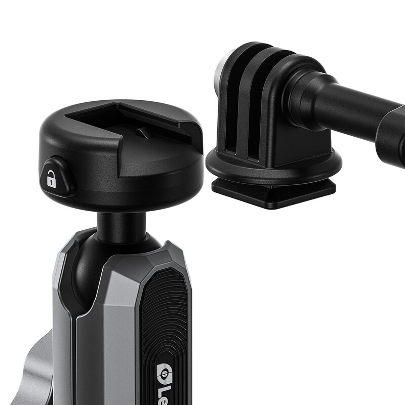 Leofoto LAC-05 Triple suction tripod for action cameras