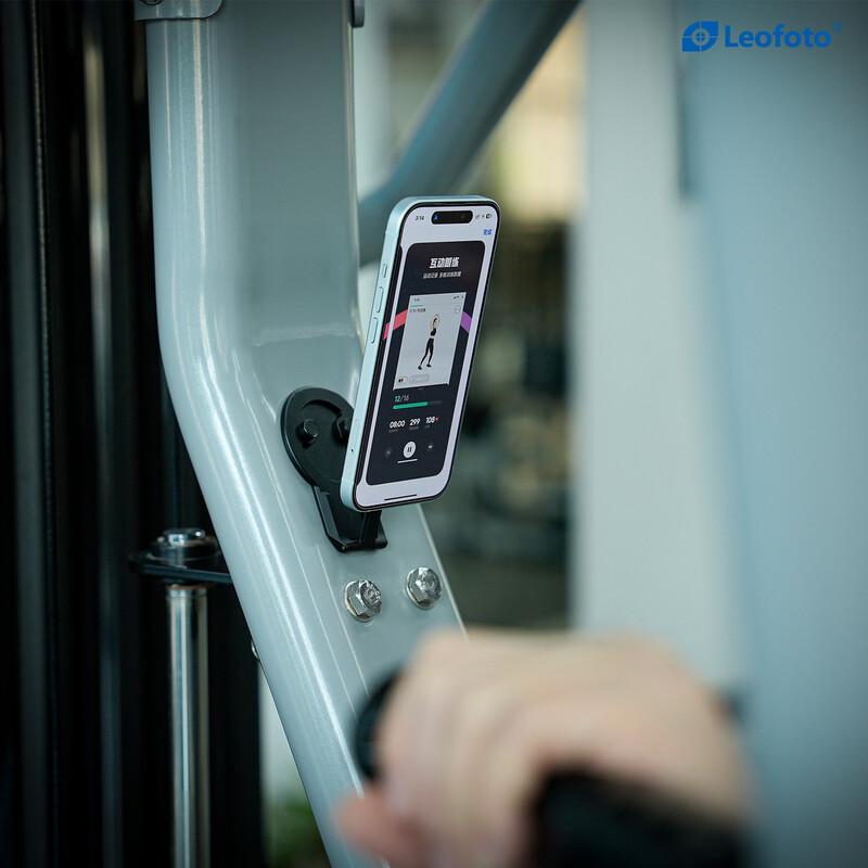 Leofoto Halterung PM-05 Magnetischer Smartphonehalter Black