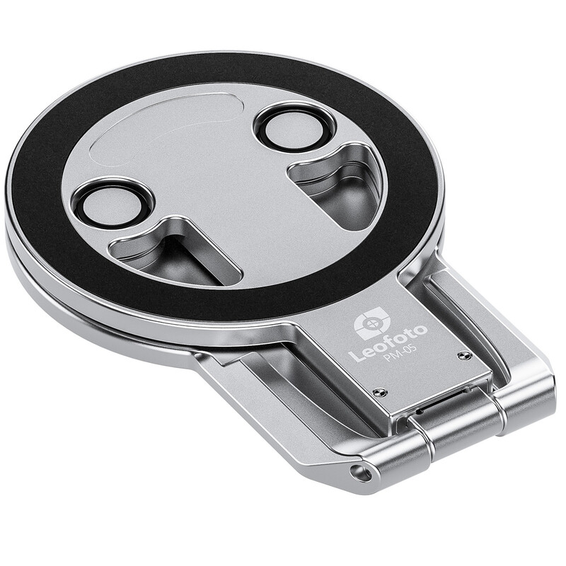 Leofoto Halterung PM-05 Magnetischer Smartphonehalter Misty Gray