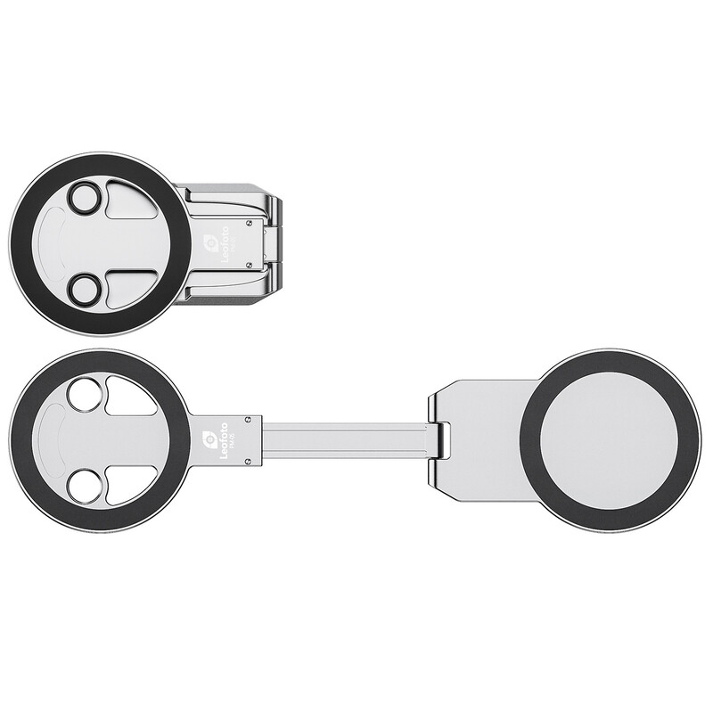 Leofoto Halterung PM-05 Magnetischer Smartphonehalter Misty Gray