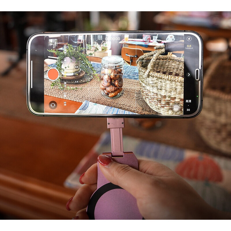 Leofoto Halterung PM-05 Magnetischer Smartphonehalter Pink