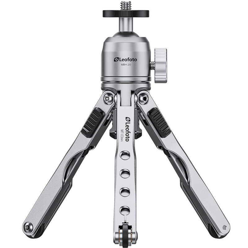 Leofoto Tabletop tripod MT-03mini+MBH-20 silver