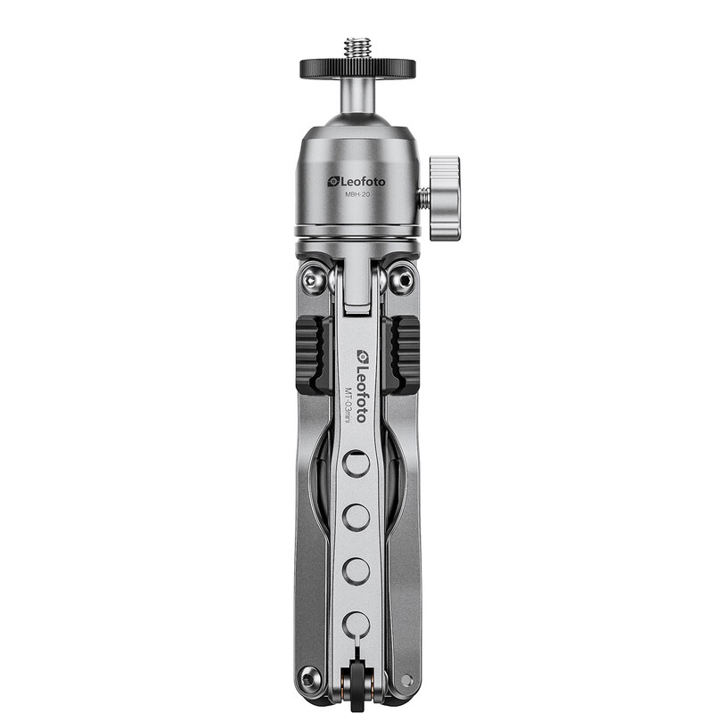 Leofoto Tischstativ MT-03mini+MBH-20 silver