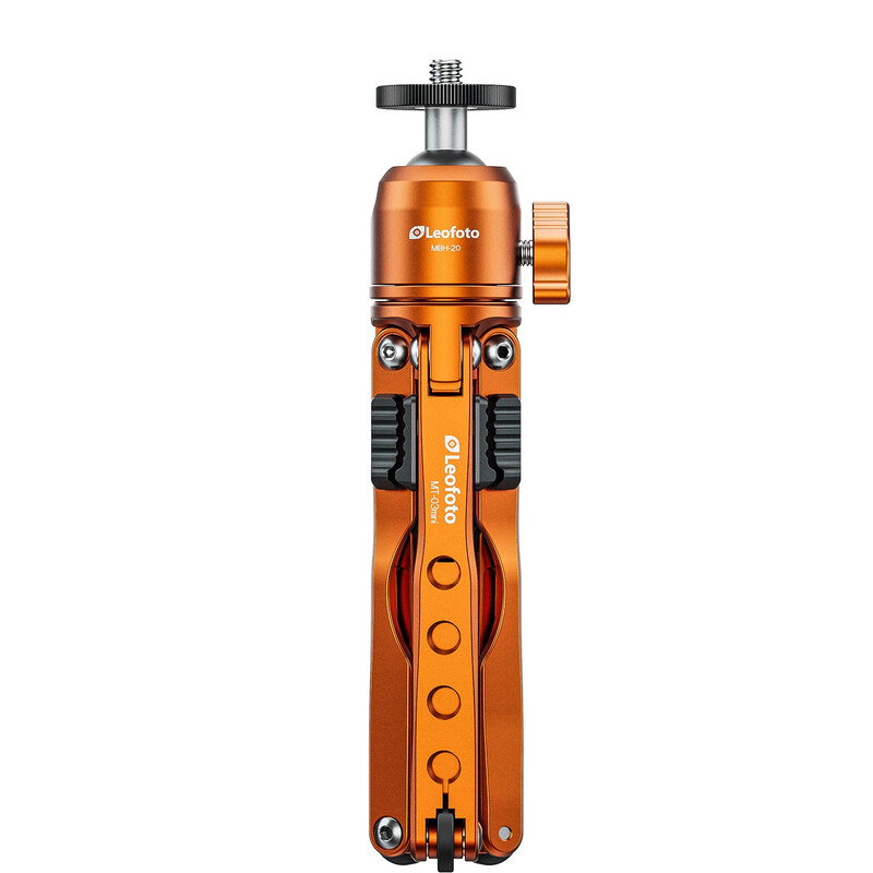 Leofoto Tabletop tripod MT-03mini+MBH-20 Orange