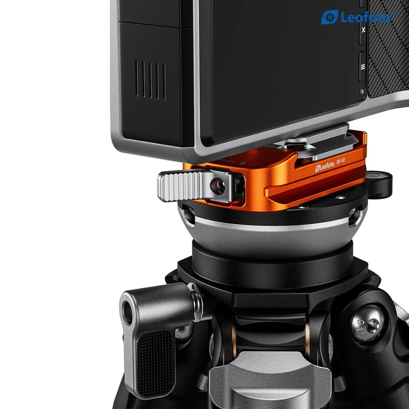 Leofoto Fast coupling QF-02+QP-38 Orange