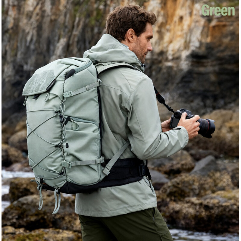 Leofoto Backup Backpack 35L BPA-35L-BM green (Bag + Medium Insert)