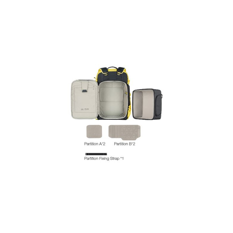Leofoto Backup Backpack 35L BPA-35L-BM yellow (Bag + Medium Insert)