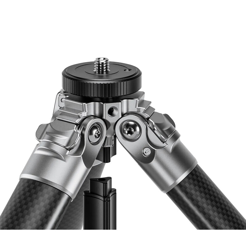 Leofoto Carbon-Dreibeinstativ AZ-204C+LH-25R Azure Half Silver