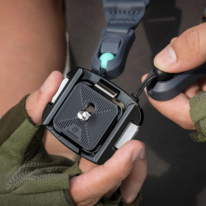 Leofoto Schnellkupplung QF-01+QP-38 black