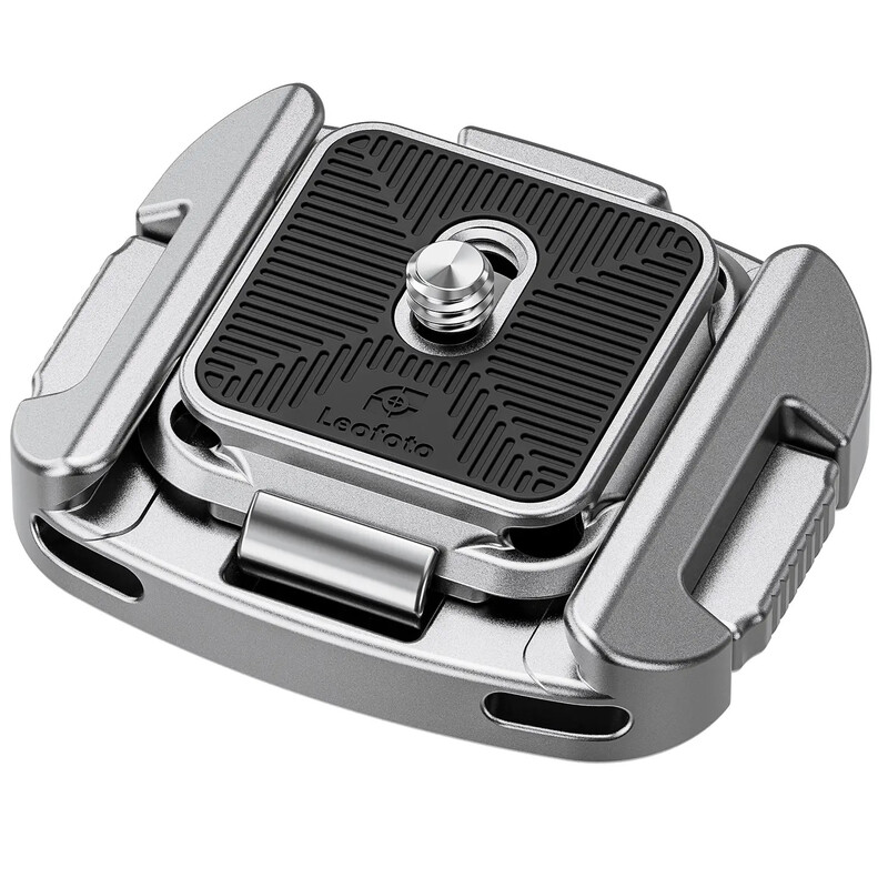 Leofoto Schnellkupplung QF-01+QP-38 silber