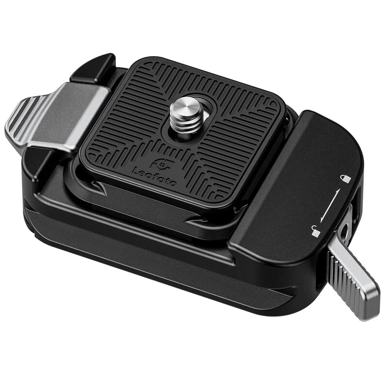 Leofoto Fast coupling QF-02+QP-38 black