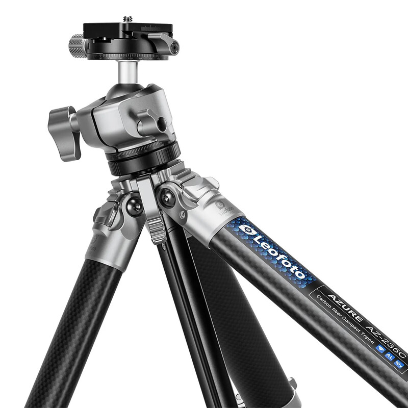 Leofoto Carbon tripod AZ-235C+MBH-30 Azure Half Silver