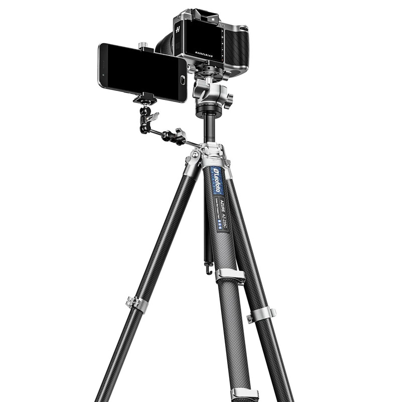 Leofoto Carbon tripod AZ-235C+MBH-30 Azure Half Silver